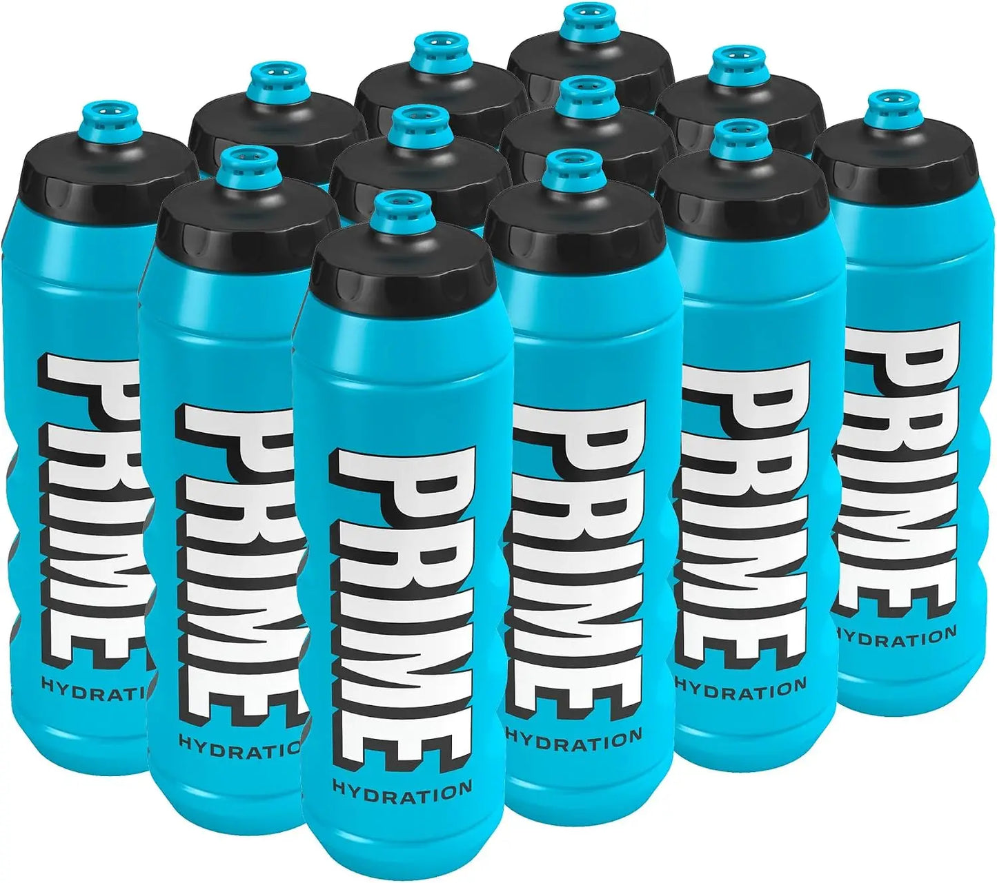 Sports Water Bottles, 32 oz, Blue, Squeeze, BPA Free, Dishwasher Safe, Ergonomic Easy-Grip Leakproof Design, Fast Hydration for