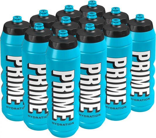 Sports Water Bottles, 32 oz, Blue, Squeeze, BPA Free, Dishwasher Safe, Ergonomic Easy-Grip Leakproof Design, Fast Hydration for