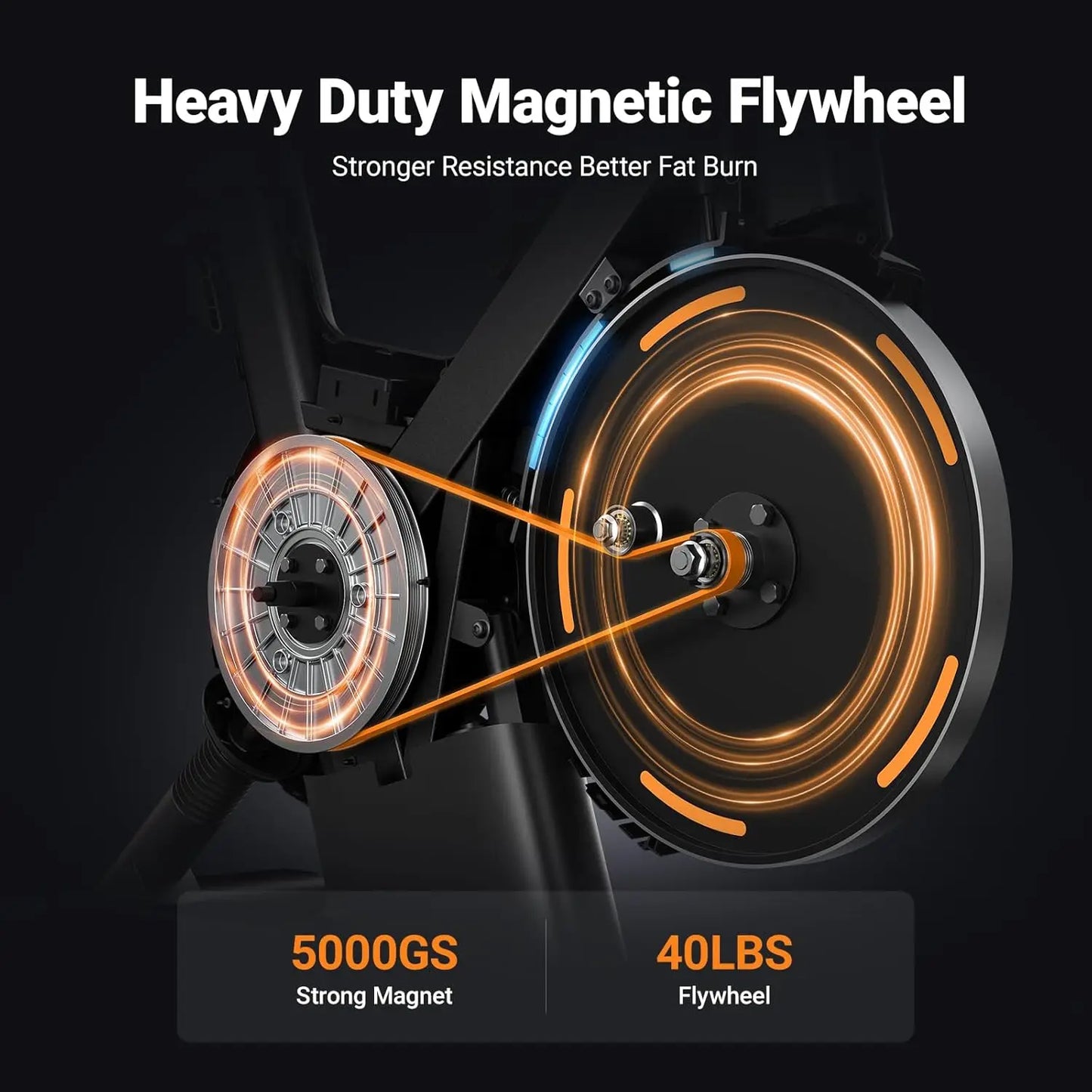 Exercise Bike With Incline And Decline, Automated Magnetic Resistance