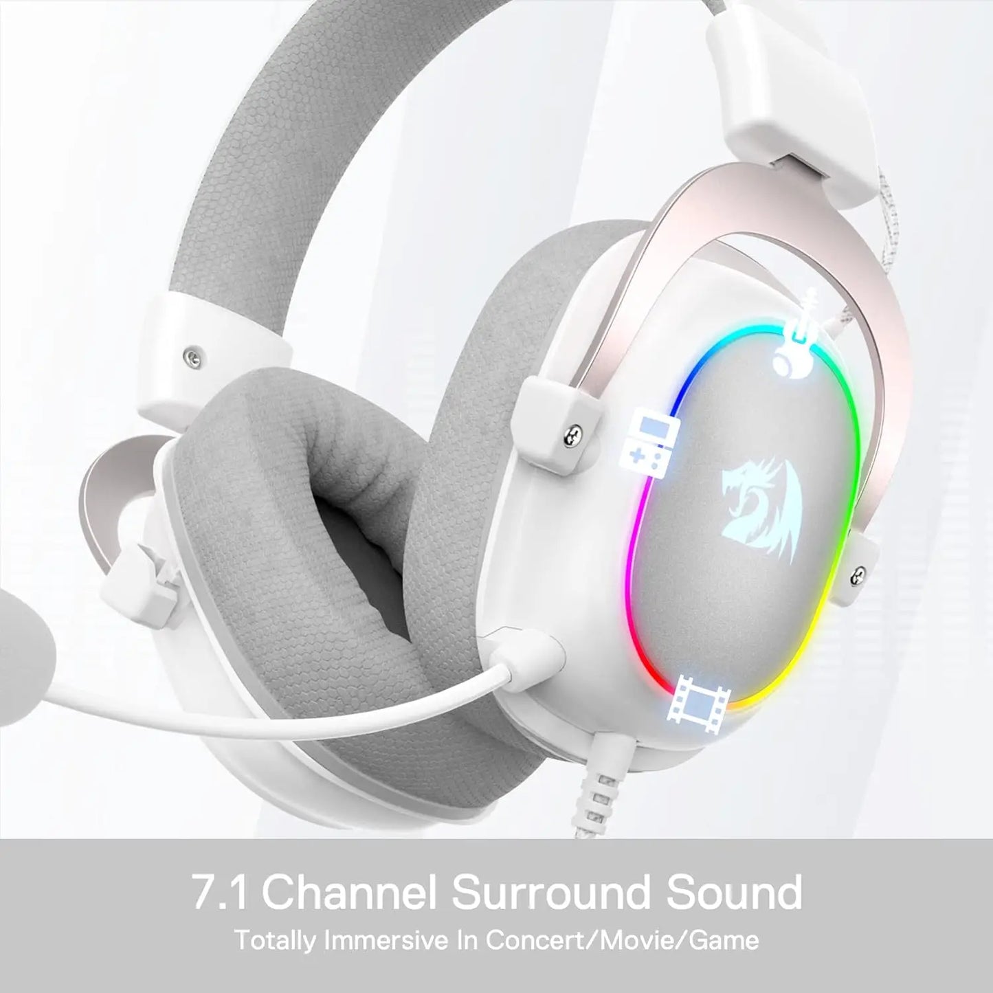 Redragon H510 Zeus X RGB Wired Gaming Headset With 7.1 Surround Sound