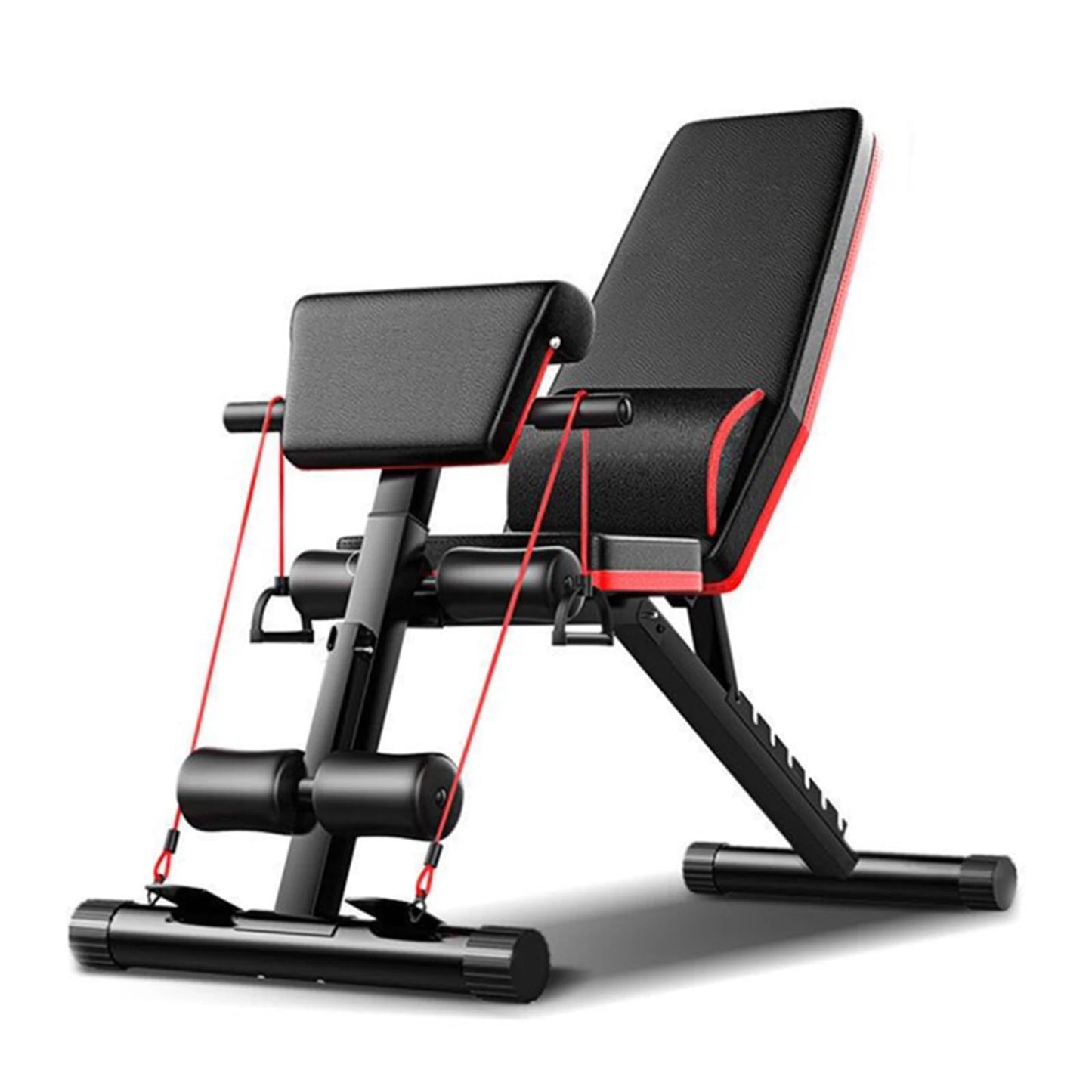 Multifunctional Foldable Weight Bench, Height Adjustable Strength Training Workout Bench, 160KG Max Weight Capacity, Full Body Gym Equipment for Home, Apartment & Small Fitness Studio