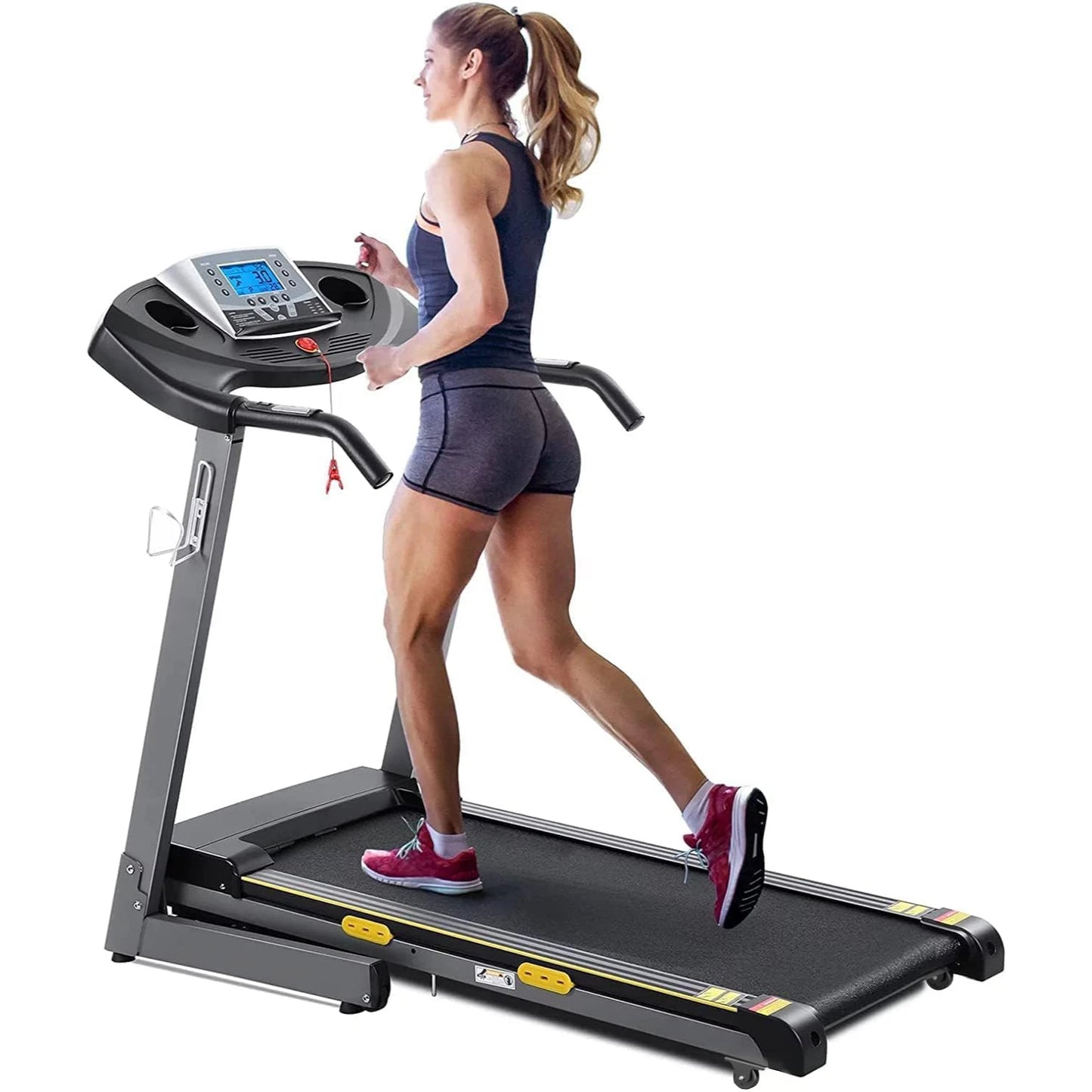 Auto Incline Treadmill With 2.5HP Motor, 8.5 MPH, 15 Programs