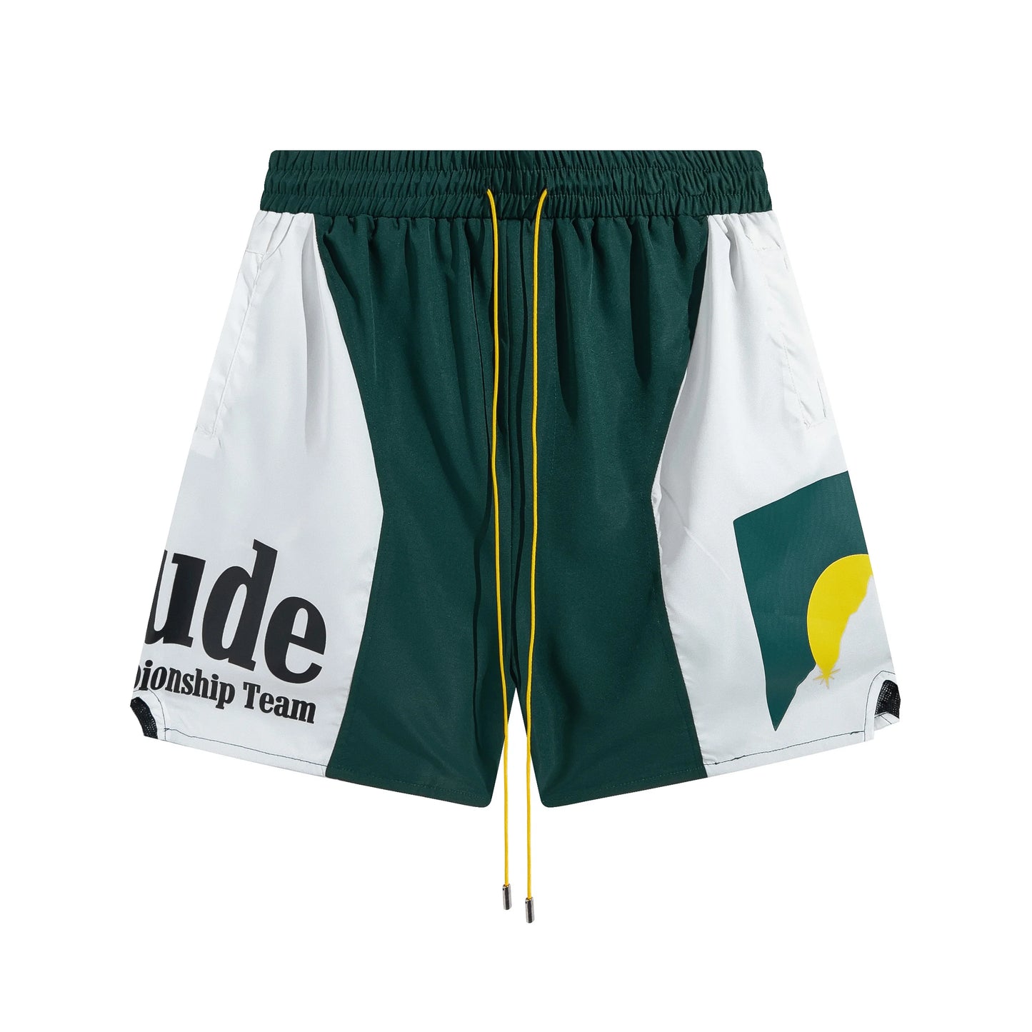 2026 Rhude High Street Trend Casual Shorts Men Woman Letter Print Loose Breathable Light Quick Drying Rhude Sports Shorts