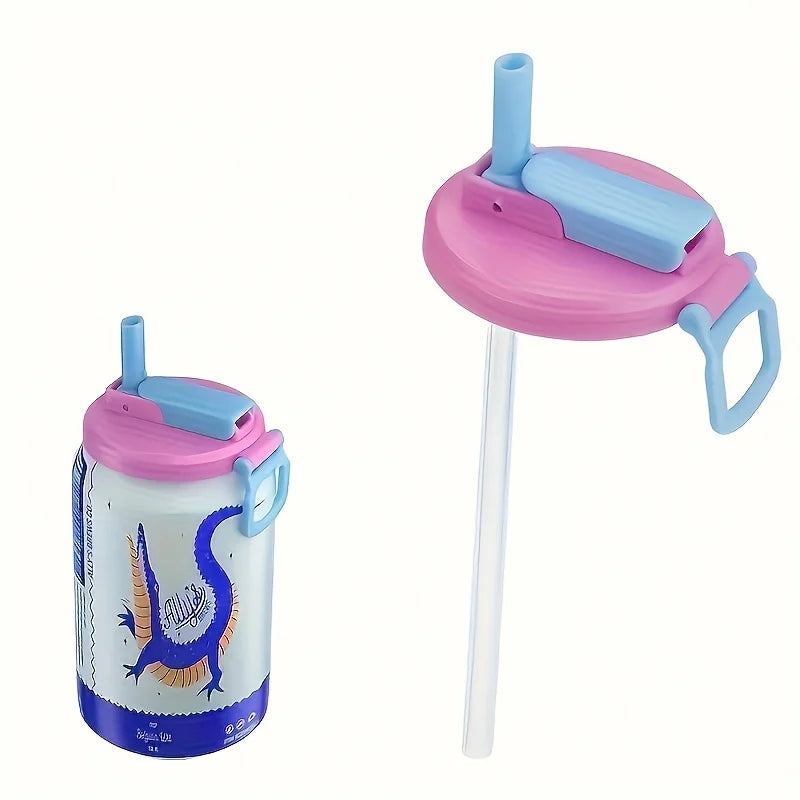Reusable Can Lid With Straw For Beverages And Soft Drinks