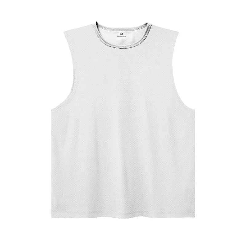 Summer Ice Silk Running Vest for Men