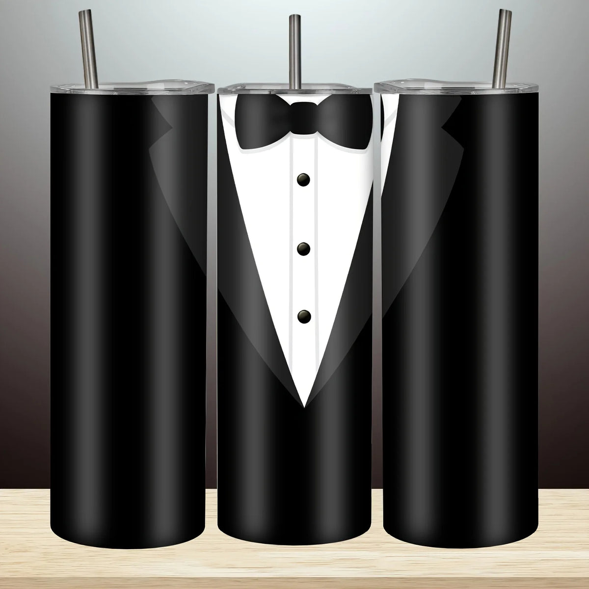 20oz Stainless Steel Water Bottle Set for Couples – Machine Washable,, Leak-Proof, Double-Wall Insulated Drink Tumblers - Perfect for Climbing, Outdoor Sports - Unique Bride Groom, Tuxedo, Wedding Dress Designs - Ideal for