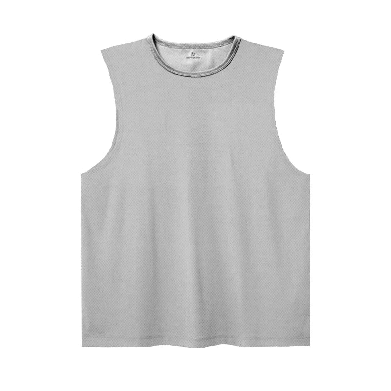Summer Ice Silk Running Vest for Men