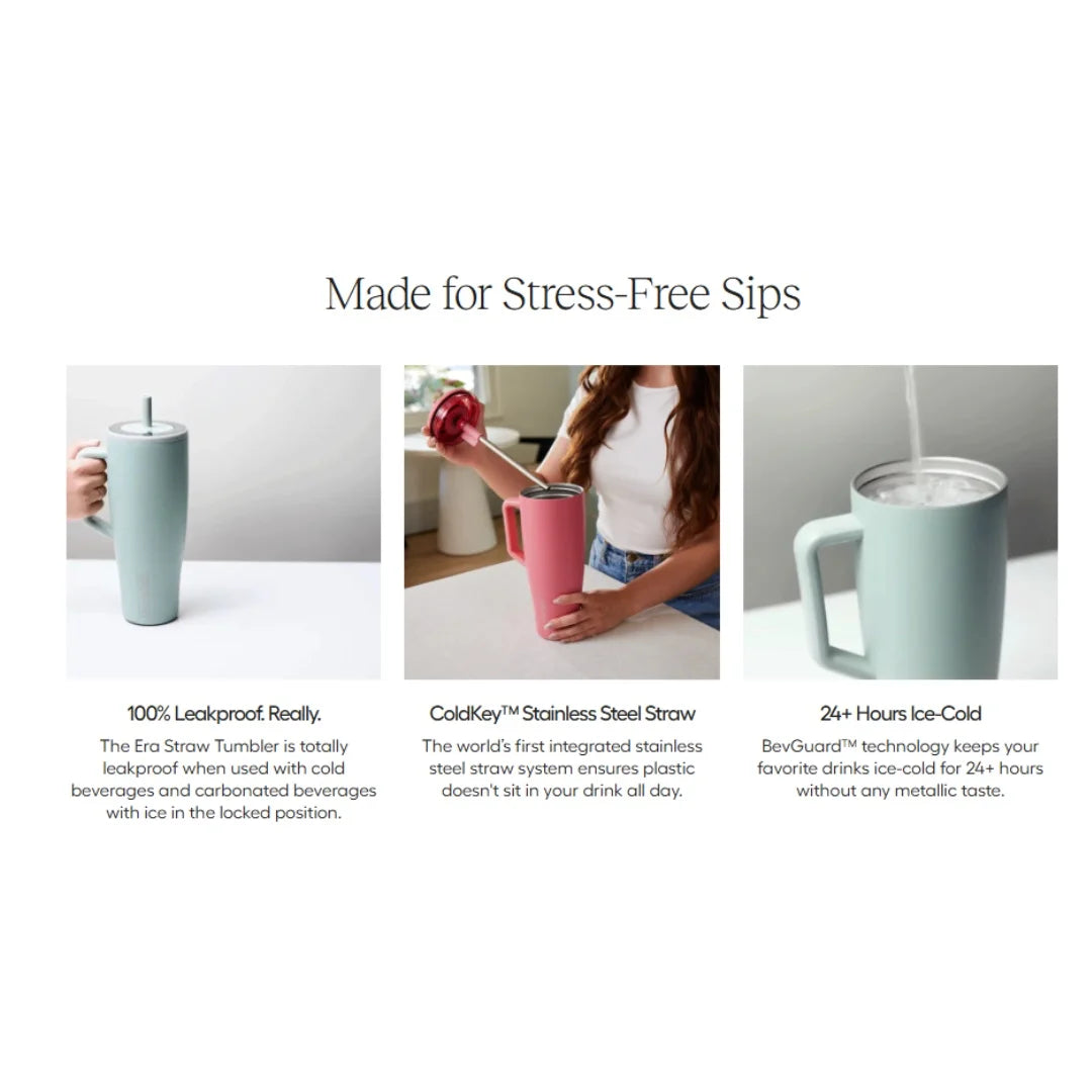 Vacuum Insulated Stainless Steel Tumbler With Handle