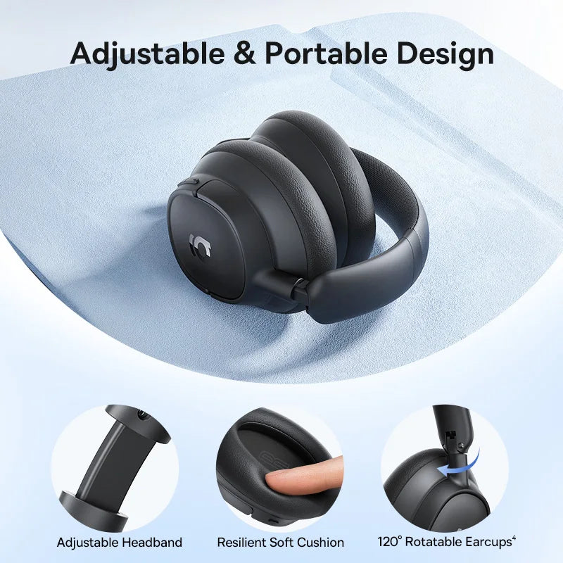 Baseus BH1 EH10 NC Wireless Headphones With LDAC And Bluetooth 6.0