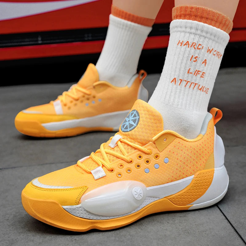 2026 New Men Basketball Sneakers Non Slip Basketball Training Shoes Wear-Resisting Outdoor Sneakers Women Sports Basketball Shoe