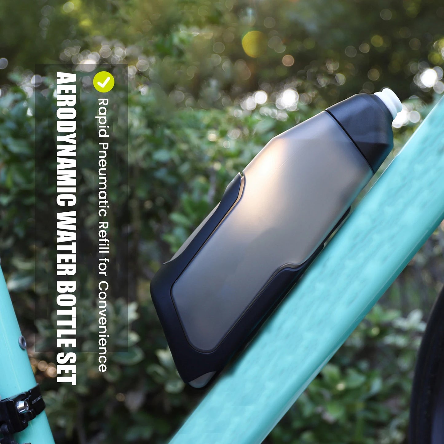 APWIKOGER Bicycle Water Bottle Bracket Set Aerodynamic Cage