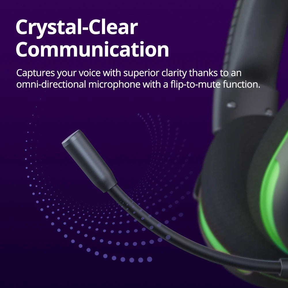 Tronsmart G10 Multiplatform Wired Over-the-Ear Gaming Headset for PC, PS5, PS4, Xbox Series X|S, Xbox One, Nintendo Switch, Mobile