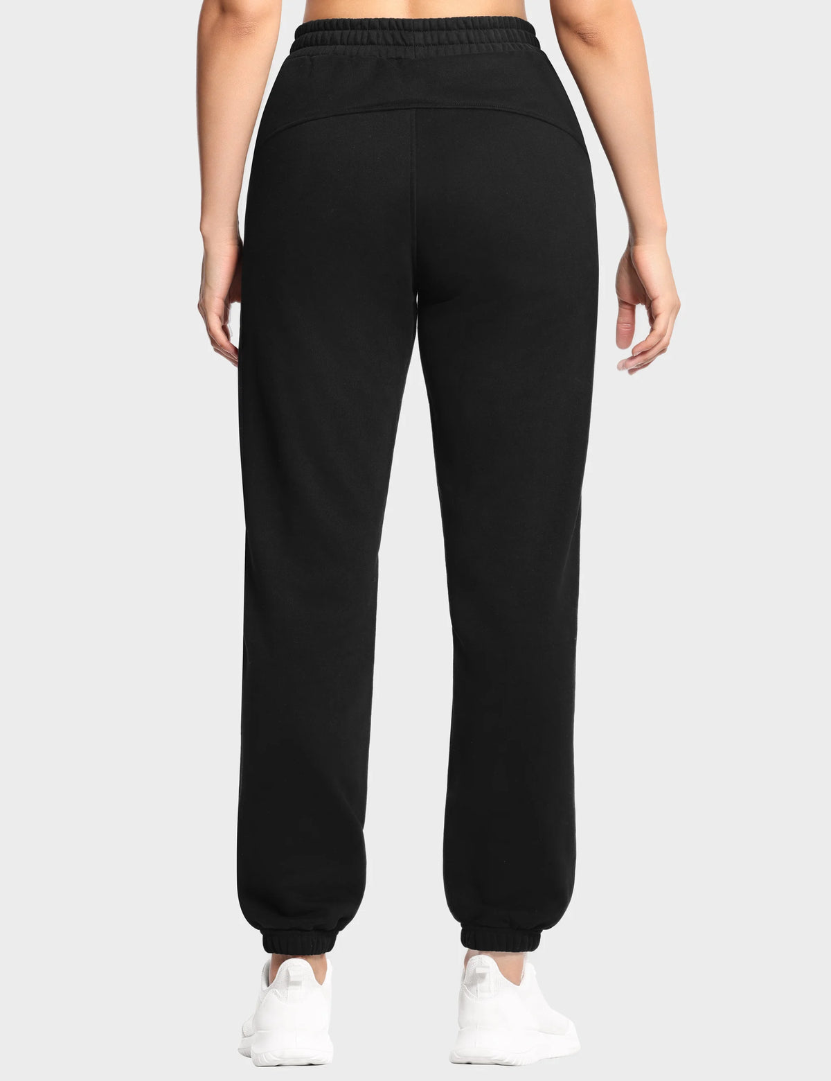 THE GYM PEOPLE Women's Fleece Workout Joggers With Pockets