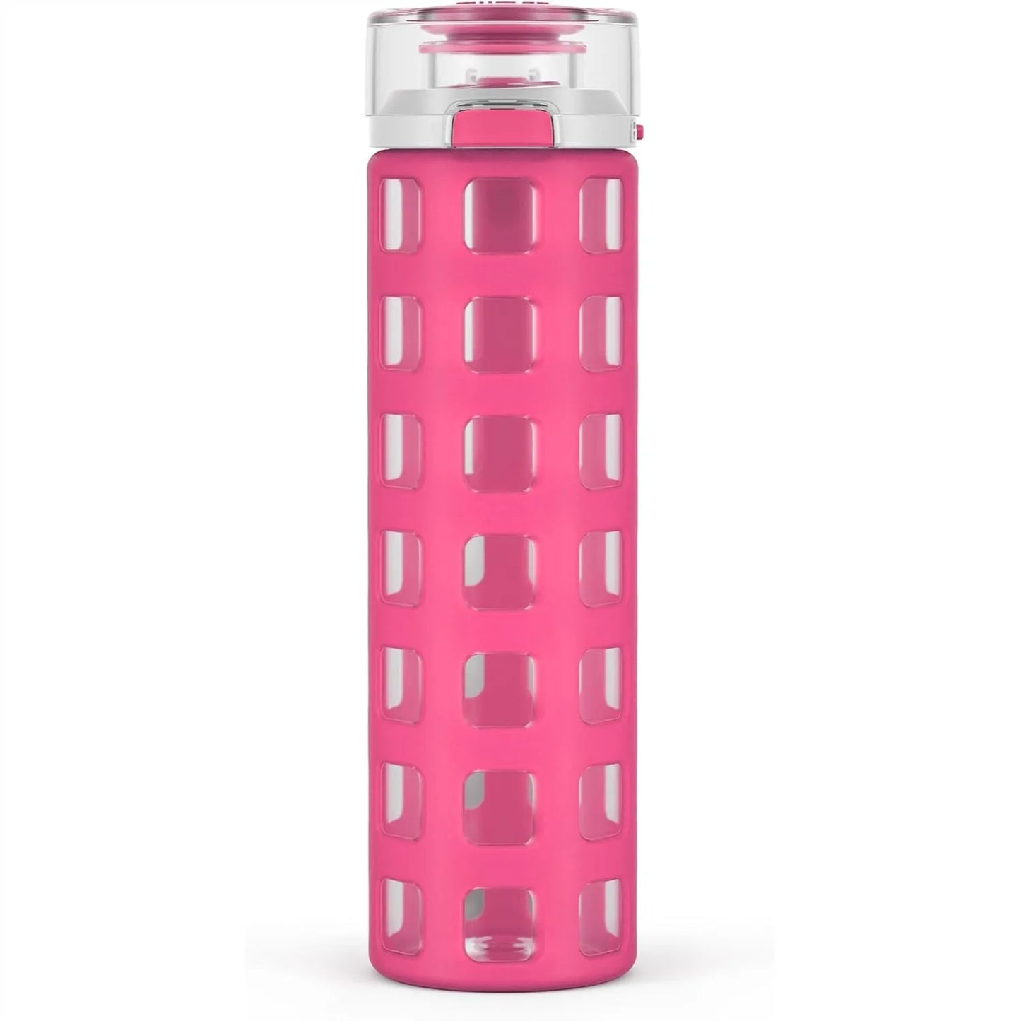 Reusable Glass Water Bottle With One Touch Leak Proof Lid