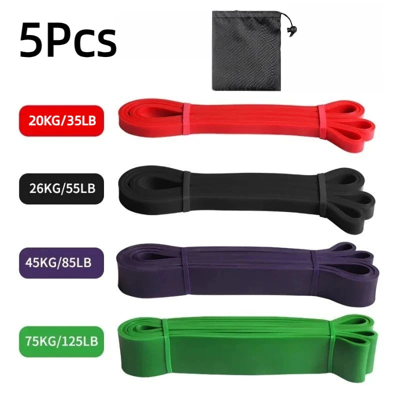 TPE Elastic Resistance Band Set For Full Body Strength Training And Yoga