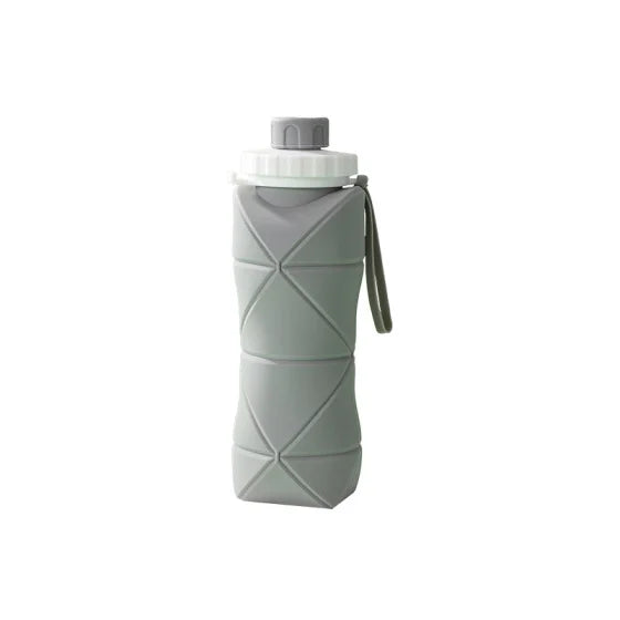 Silicone Water Bottle Folding Portable Reusable For Outdoor Activities