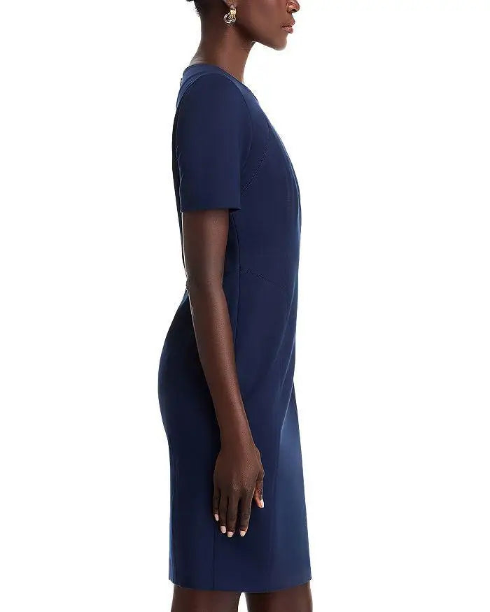 T Tahari Judianne Women's Short Sleeve Fitted Sheath Tennis Dress Sportswear Exclusive for Women