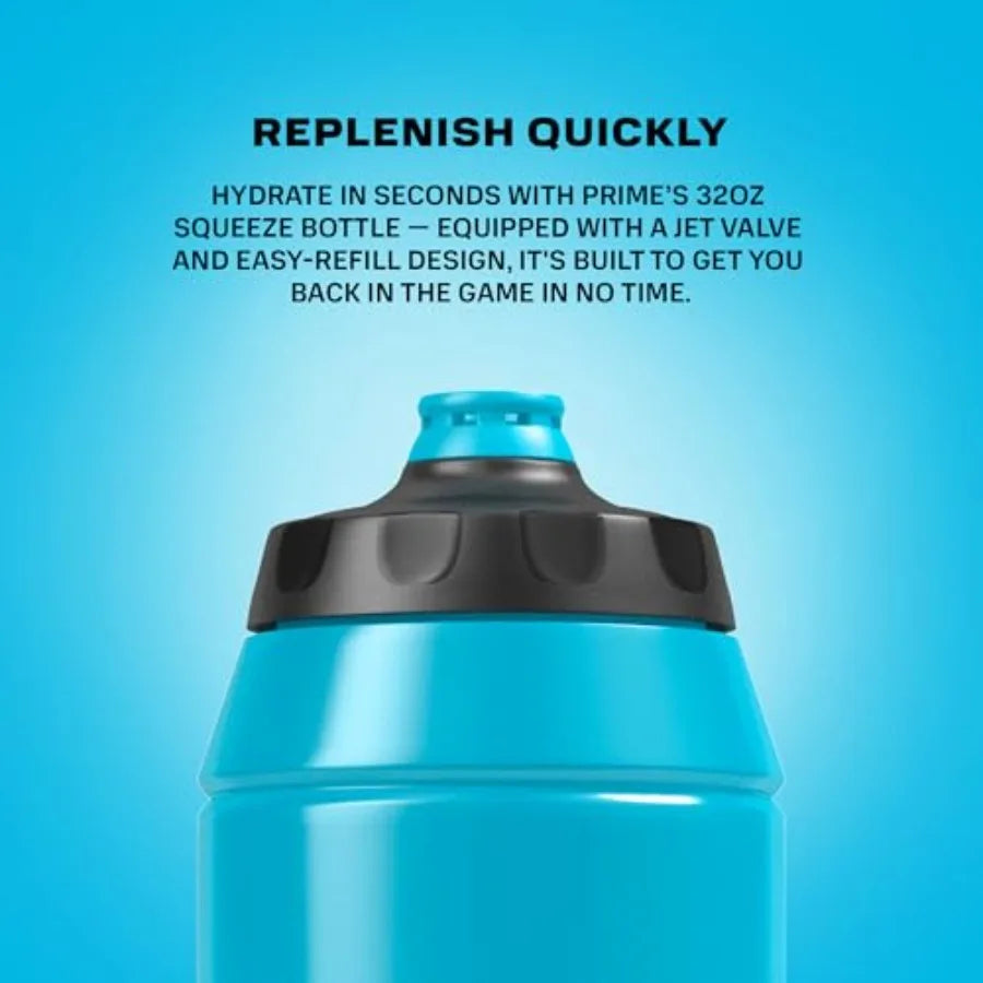 Squeeze Water Bottle BPA Free Dishwasher Safe Ergonomic Leakproof